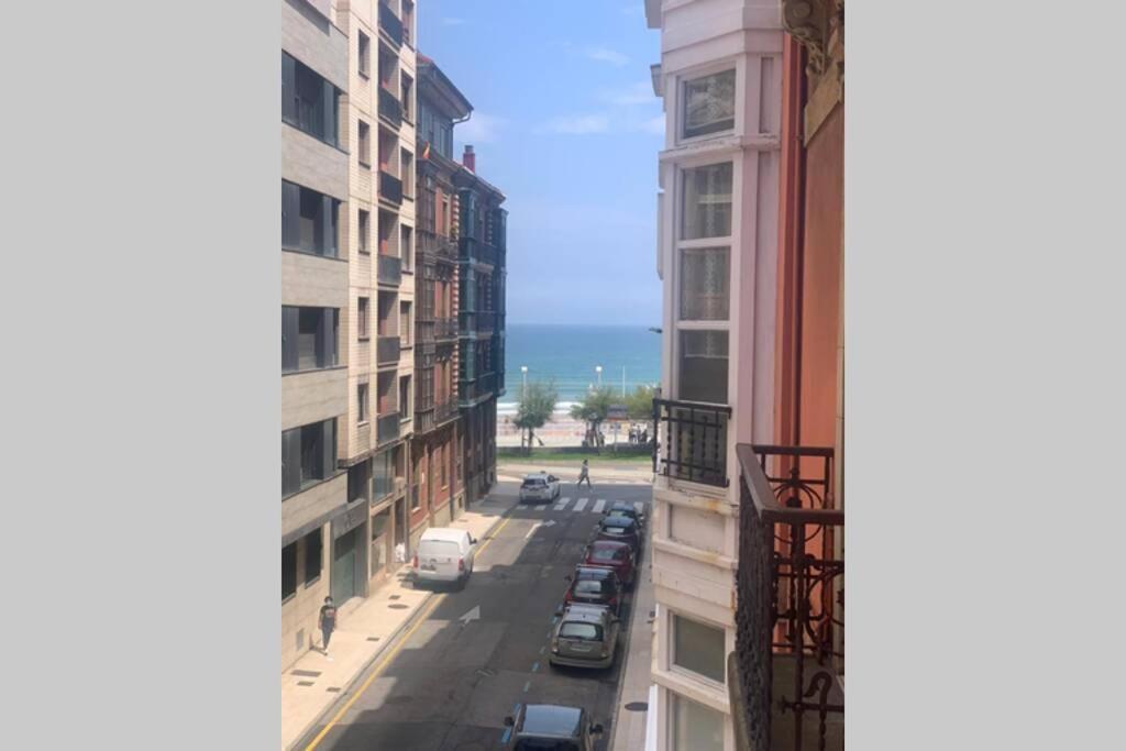 114A - Playa De San Lorenzo - Opcion De Garaje Gijón Zewnętrze zdjęcie